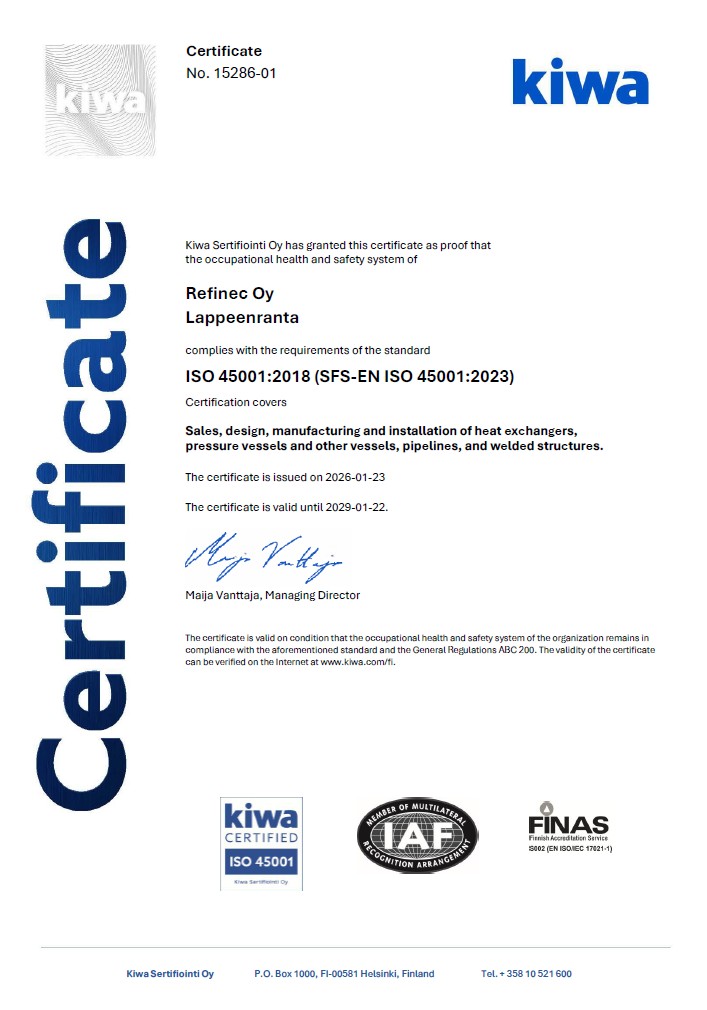 Kohteen  Kiwa-FI-ISO45001  kansikuva